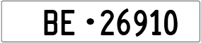 Truck License Plate